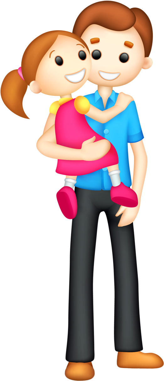 Фото, Автор Soloveika На Яндекс - Father Son And Daughter Cartoon Png (641x1280)