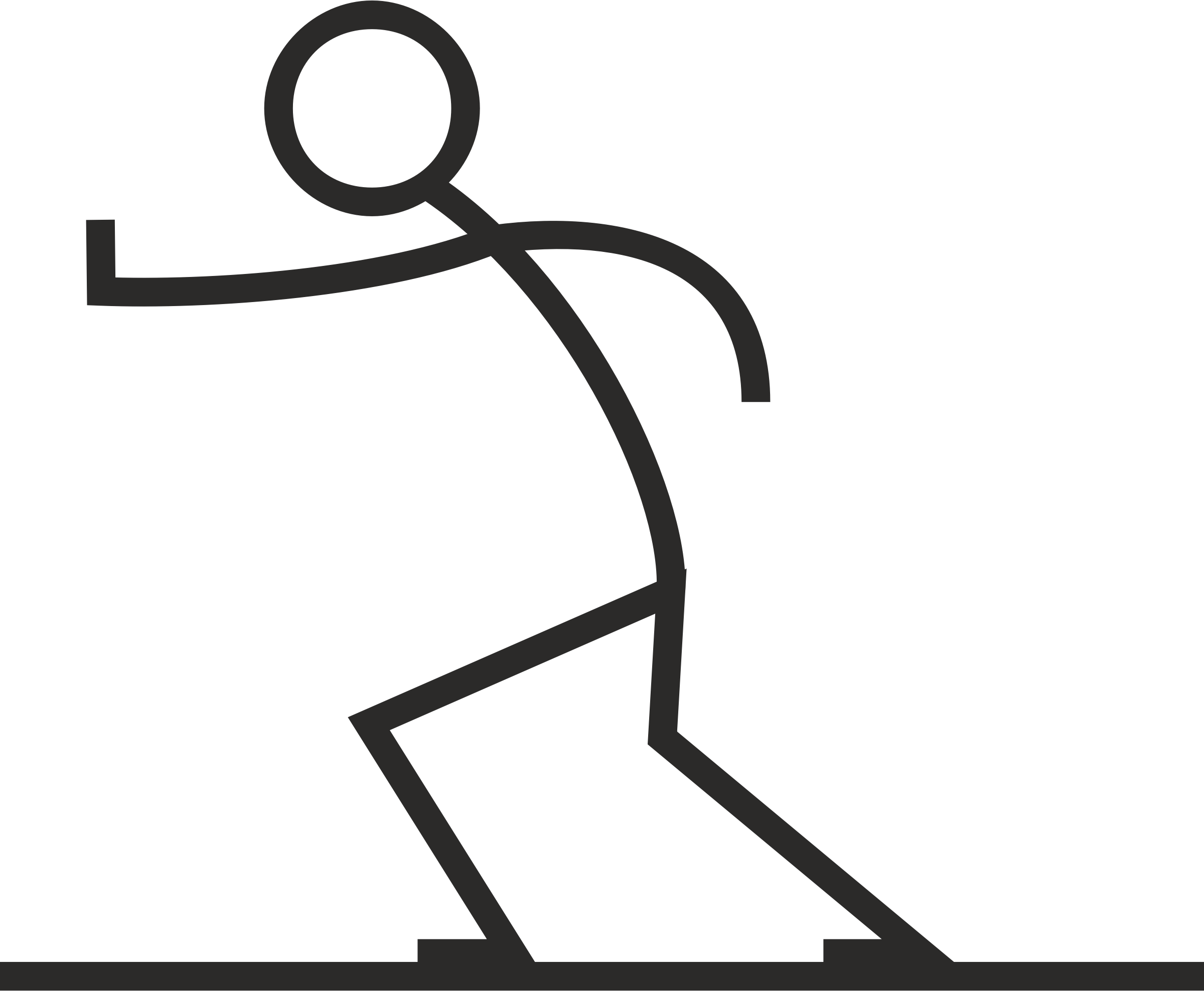 Stick Figure Running Transparent Png - Stick Figure Png (2400x1975)