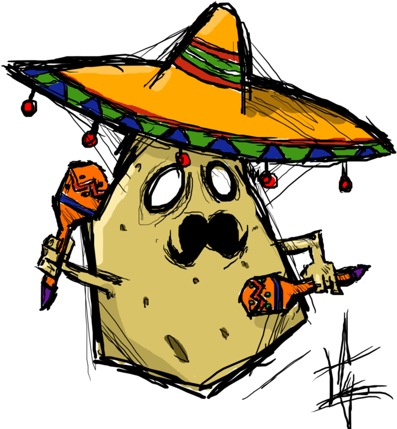 The Mexican Potato By Ludugero - The Mexican Potato By Ludugero (874x913)