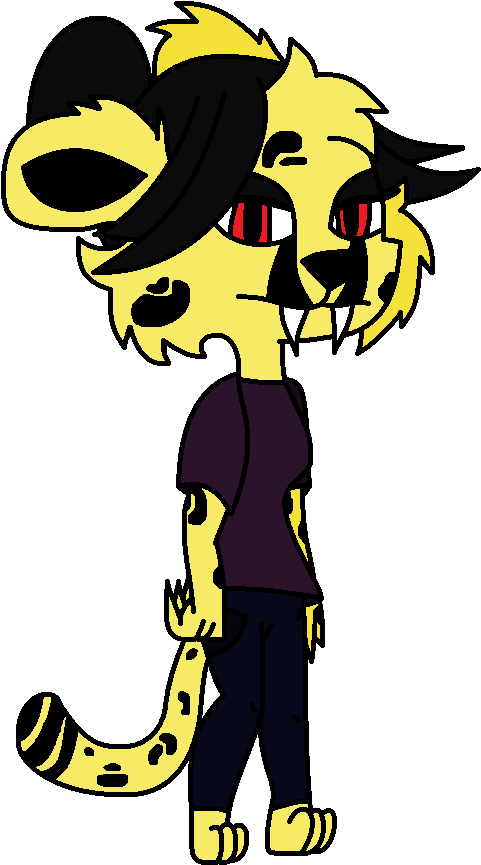 Aria The Cheetah By Sammy-shinyvictini - Cartoon (508x892)