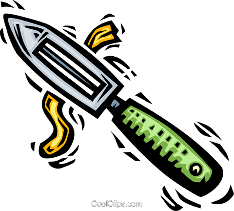 Potato Peelers Royalty Free Vector Clip Art Illustration - Vegetable Peeler Clipart (480x432)