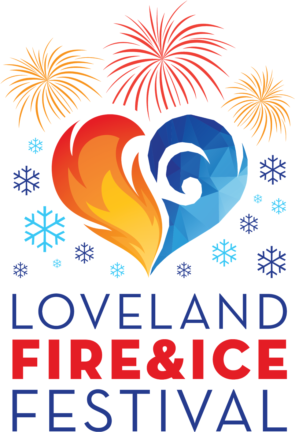 Loveland Fire And Ice Festival - Graphic Design (1154x1600)