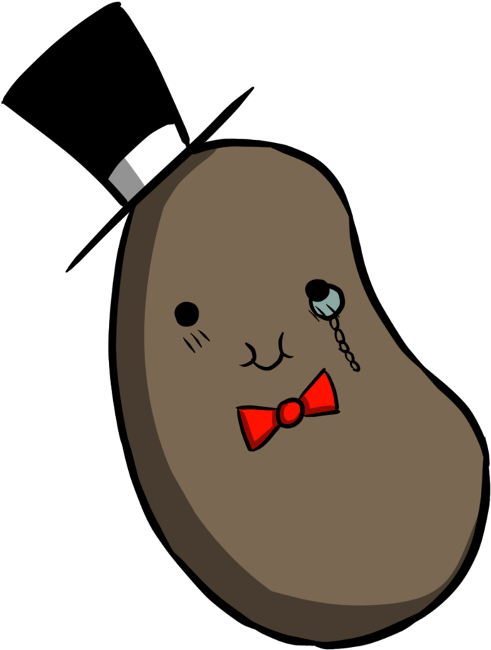 Sir Snazzy Potato By Savannah-nanna - Potato In A Hat (816x979)
