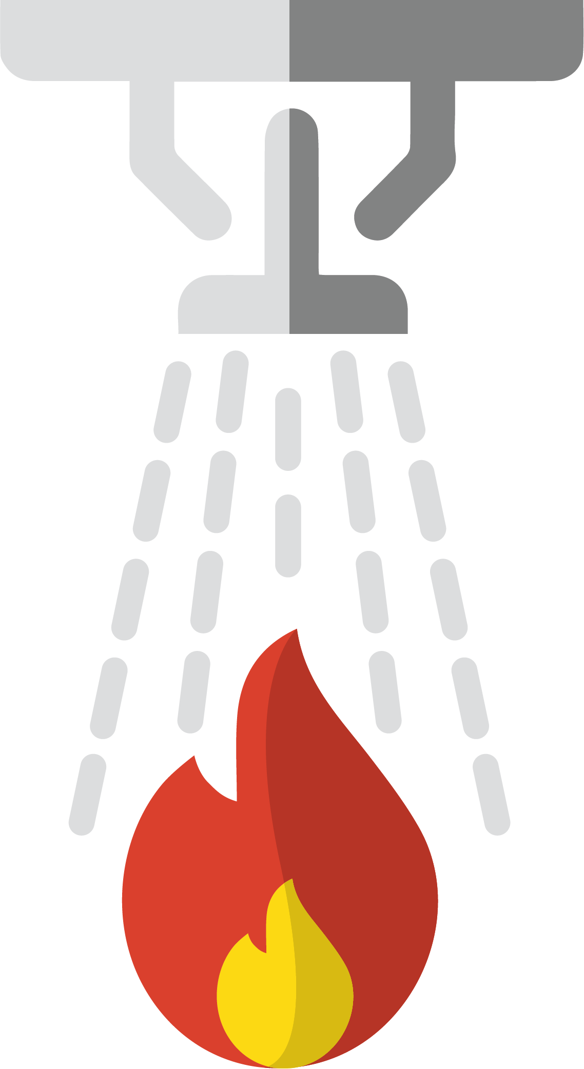 Sprinkler Installation - Fire Sprinkler Clipart (1138x2084)