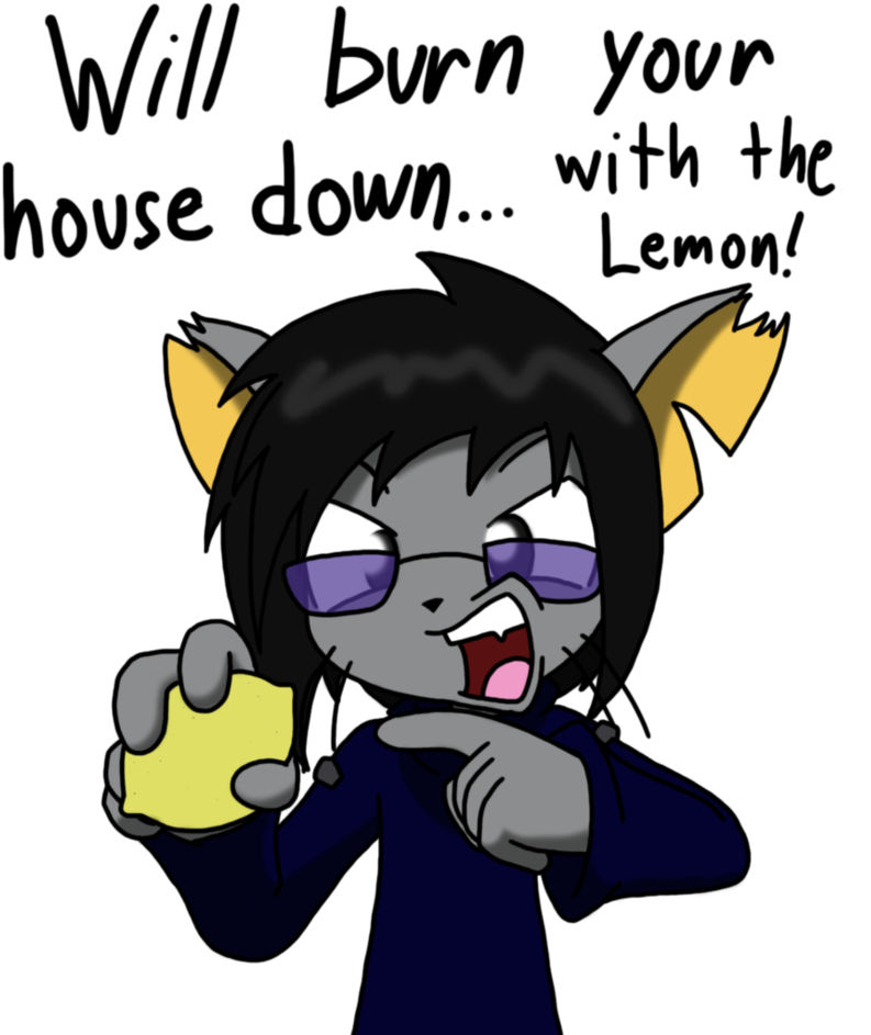 The Damn Lemon By Sandwich-anomaly - Cartoon (830x963)