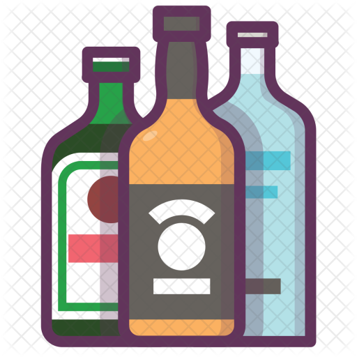 Bottle, Drink, Alcohol, Summer, Beer, Kingfisher Icon - Alcohol Icon Png (512x512)