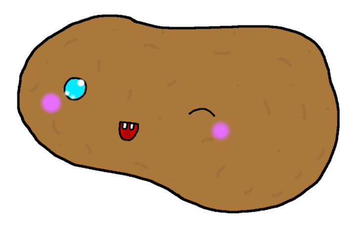Kawaii Potato By Cissydraws - Kawaii Potato By Cissydraws (894x894)