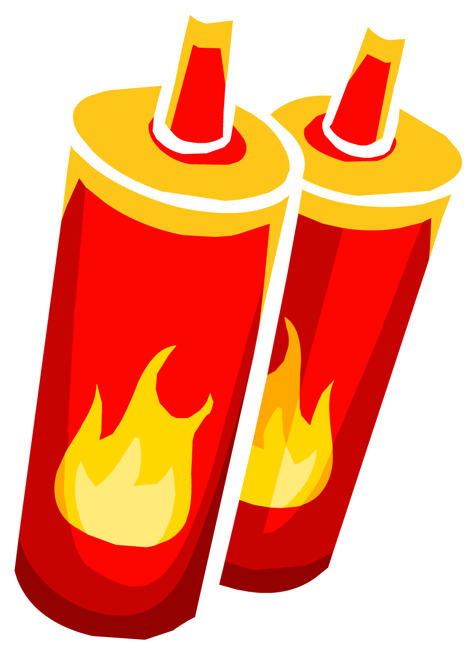 Fire Nunchaku - Club Penguin Hot Sauce (1323x1323)