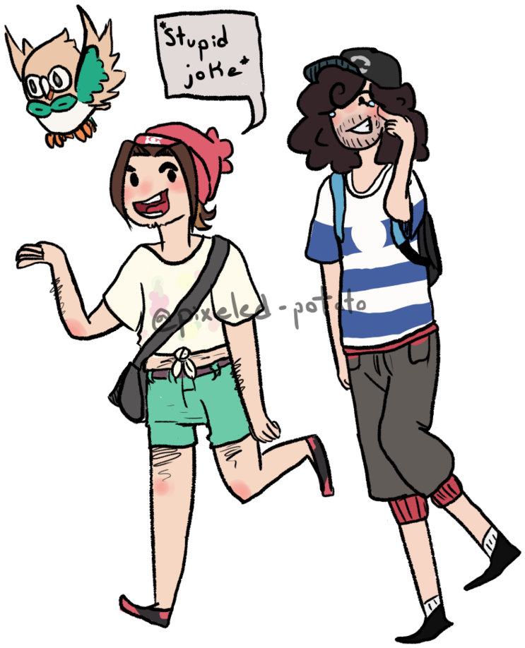 Game Grumps By Pixeledpotato Cartoon (800x941) Png Clipart Download