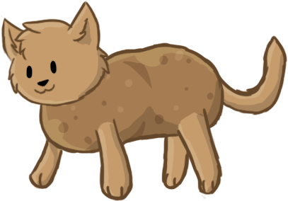 Potato Cat By Ampersand-art - Potato Cat (410x301)