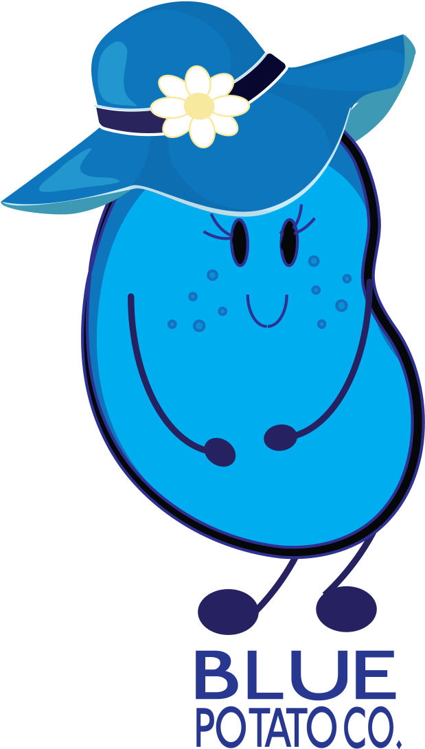 Blue Potato - Co Logo - Potato (679x1101)