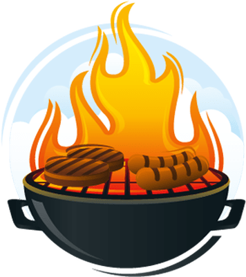 Campfire Camping Bonfire Clip Art - Barbecue Png (400x400)
