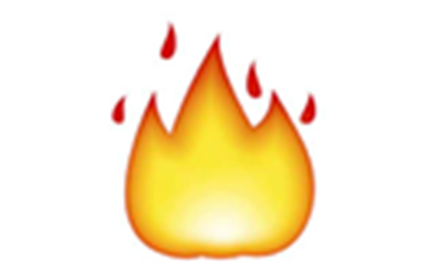 Fire Emoji - Fire Emoji Transparent Png (420x420)