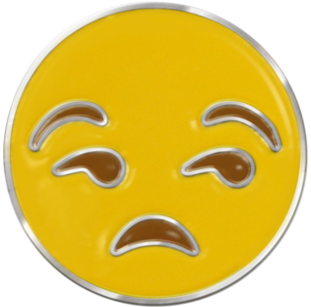 Pissed Off Emoji Pin Badge Emojoi S Place Pinterest - Pissed Emoji (480x480)