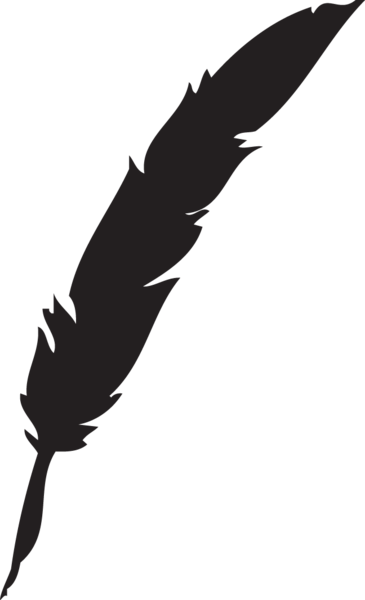 617 Feather Quill Pen - Clip Art (622x1023)