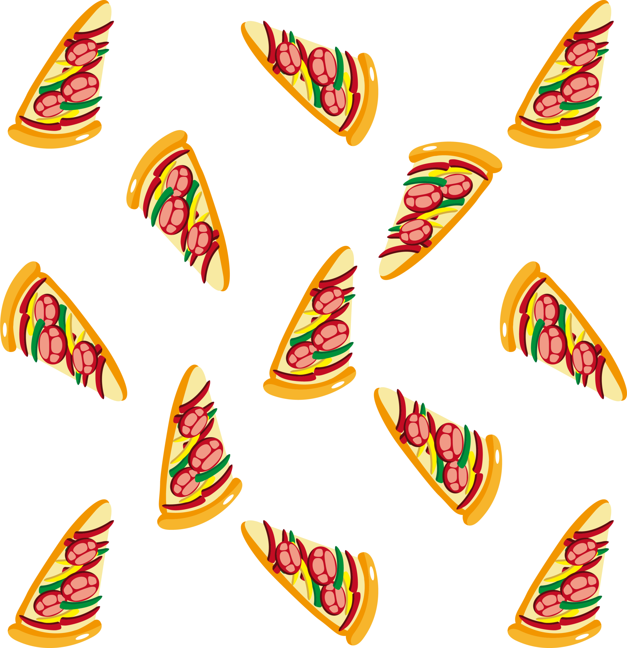 Pizza Fast Food Pattern - Free Pattern Pizza Background (2000x2068)