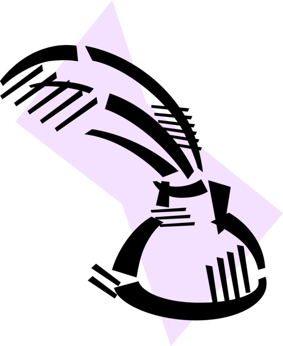 Vector Illustration Of Feather Quill Pen And Inkwell - Illustration (572x700)