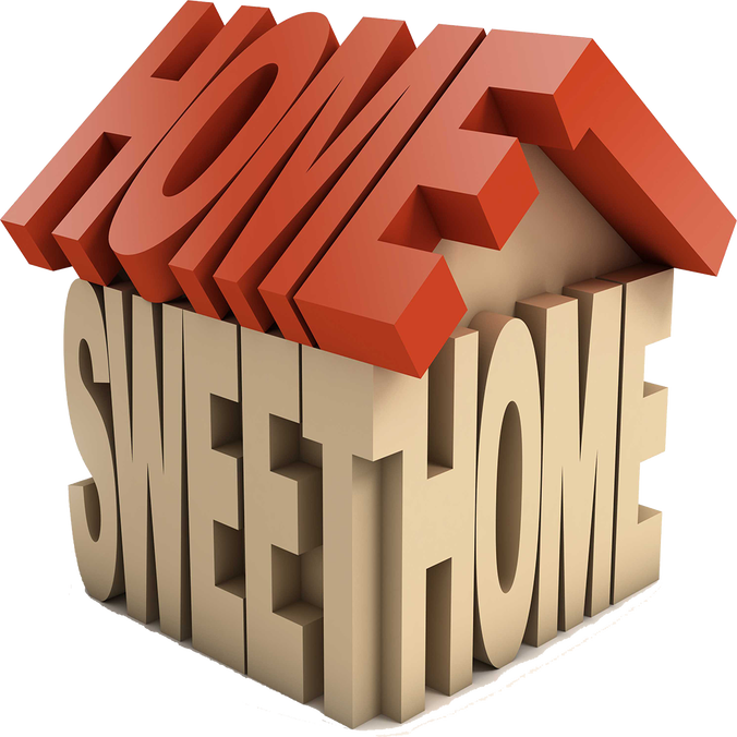 Setting Clipart Home Sweet Home - House (676x676)