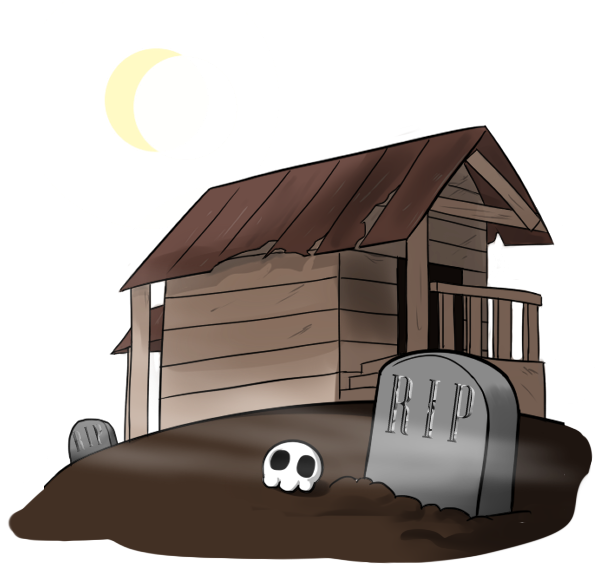 Haunted House Clipart - Haunted House Clip Art (600x600)
