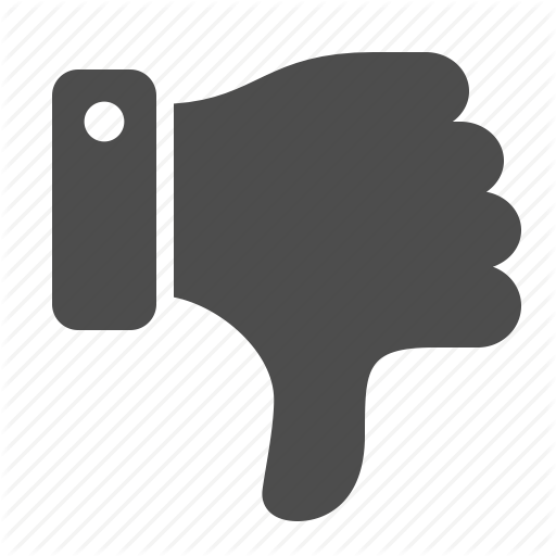 Dislike, Down, Hand, Thumb, Thumbs, Thumbs Down Icon - Thumbs Down Icon Png (512x512)