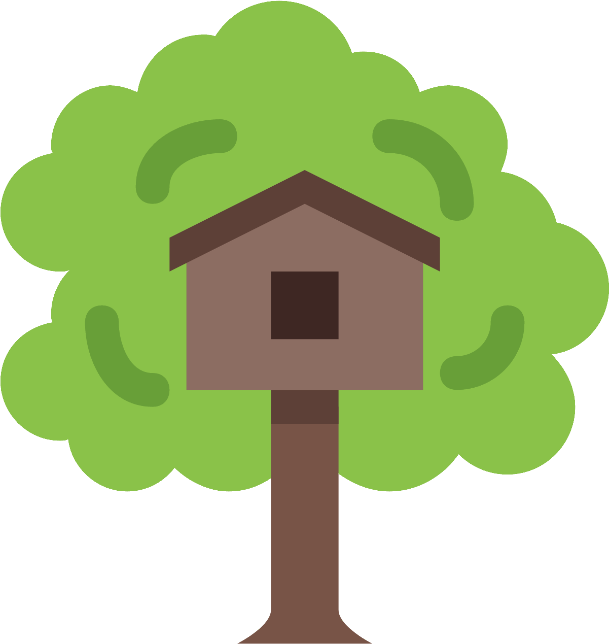 Casa Na Árvore Icon - Tree House Icon (1600x1600)