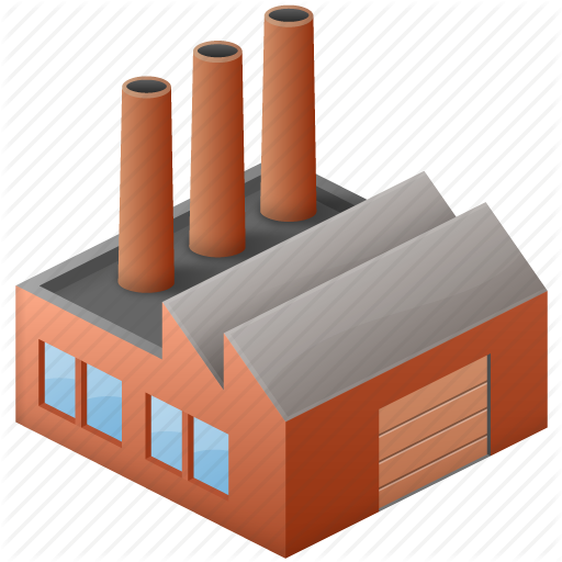 Oil Gas Refinery Icon Factory Industrial Stock Vector - Industrial 3d Icon Png (512x512)