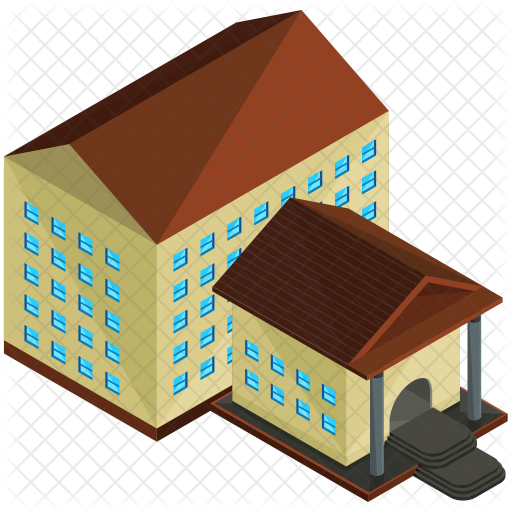 College Icon - Building (512x512)