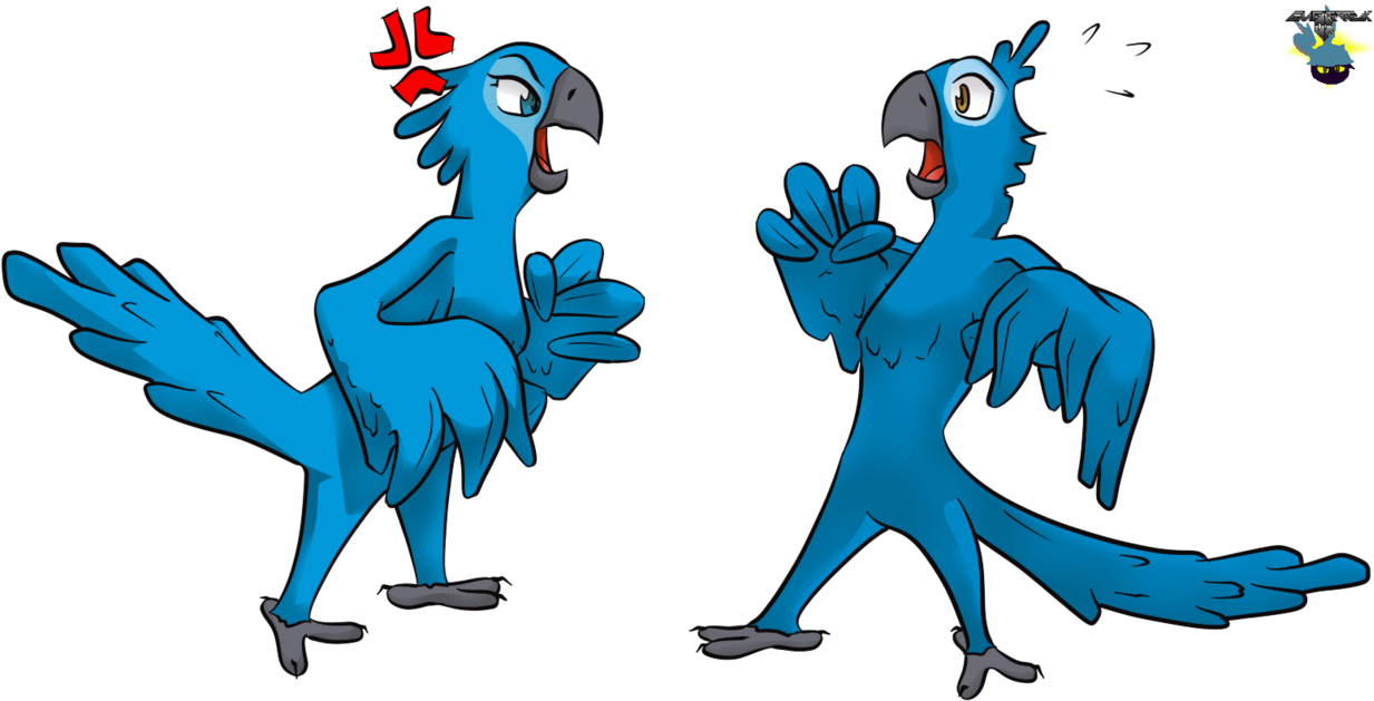 Rio- Blu And Jewel By Gamefreakdx - Rio Blu X Jewel (1240x644)