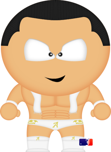 Alberto Del Rio By Spwcol - Alberto Del Rio Cartoon (380x518)