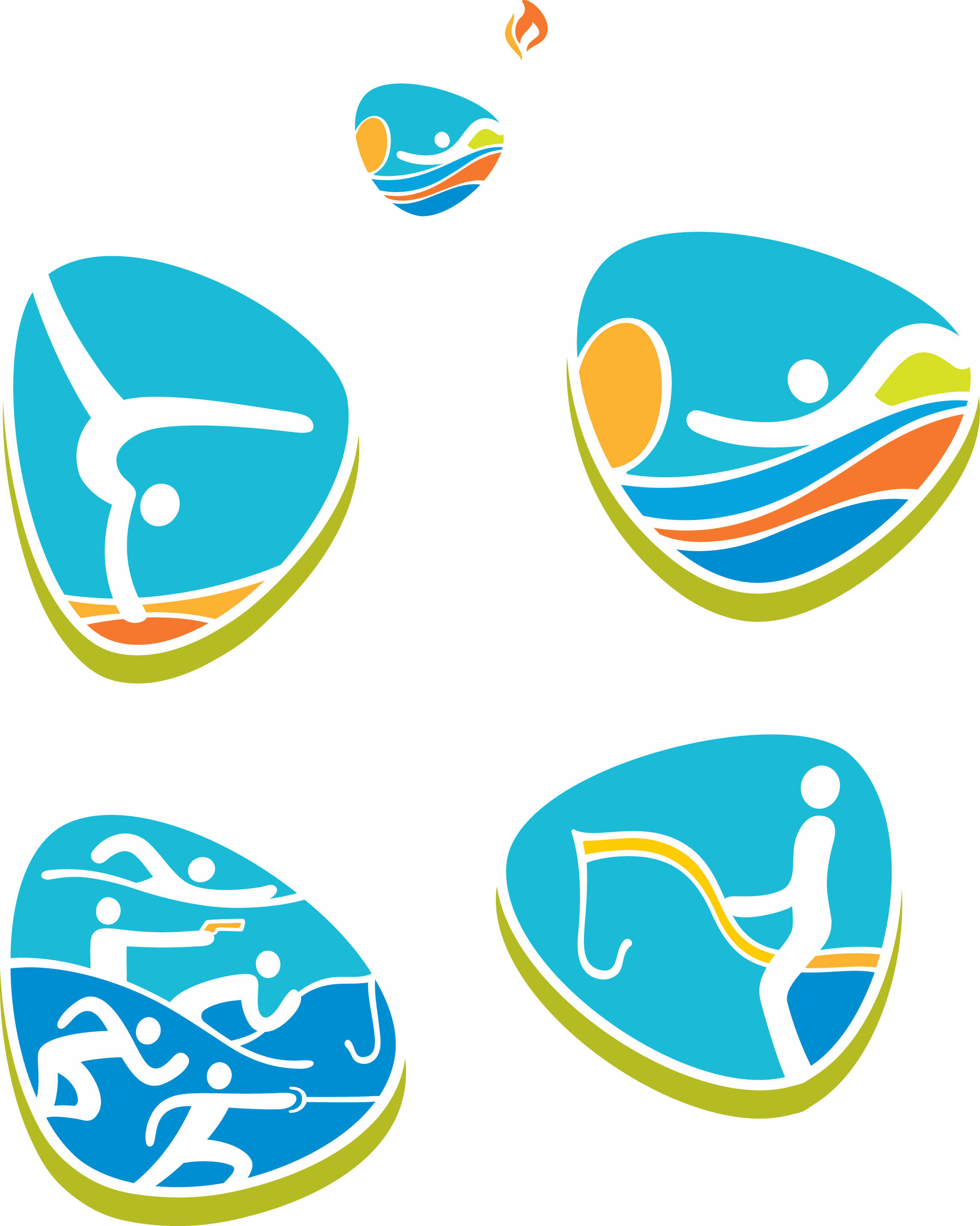 2016 Summer Olympics Rio De Janeiro Sport Clip Art - Modern Pentathlon (2296x2872)