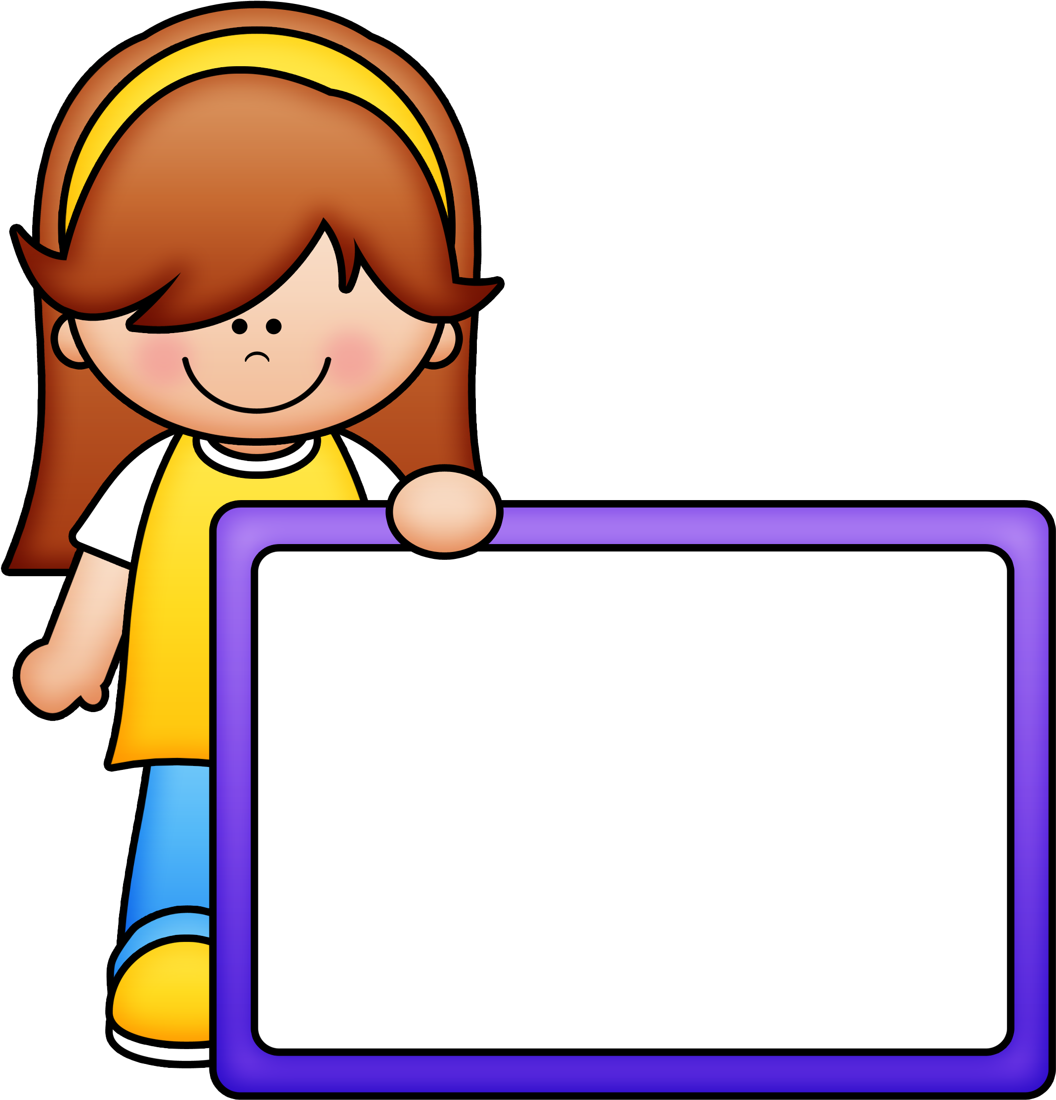 Children Clipartschool - Cchildren Border Design Clipart (2190x2280)