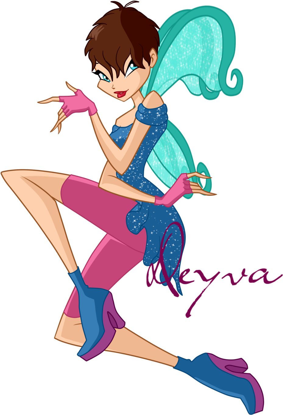 Fairy Pin-up Girl Human Behavior Clip Art - Cartoon (1024x1450)