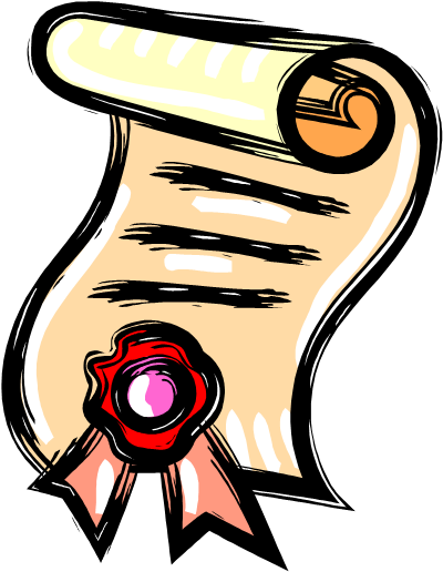 Medals Cliparts - Constitution Clipart (409x525)