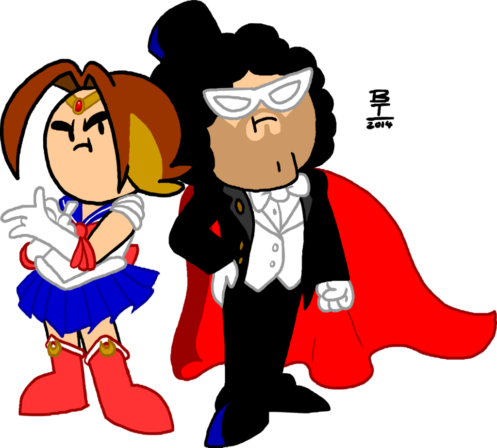 Fictional Character Cartoon Male Human Behavior Clip - Game Grumps Fan Art Sailor Moon (1024x924)