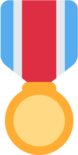 Medal Clipart War Medal - First Place Medal Emoji (512x512)