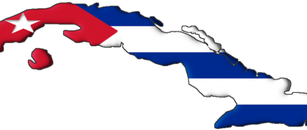 Flag Map Of Cuba - La Habana Cuba Flag (620x264)