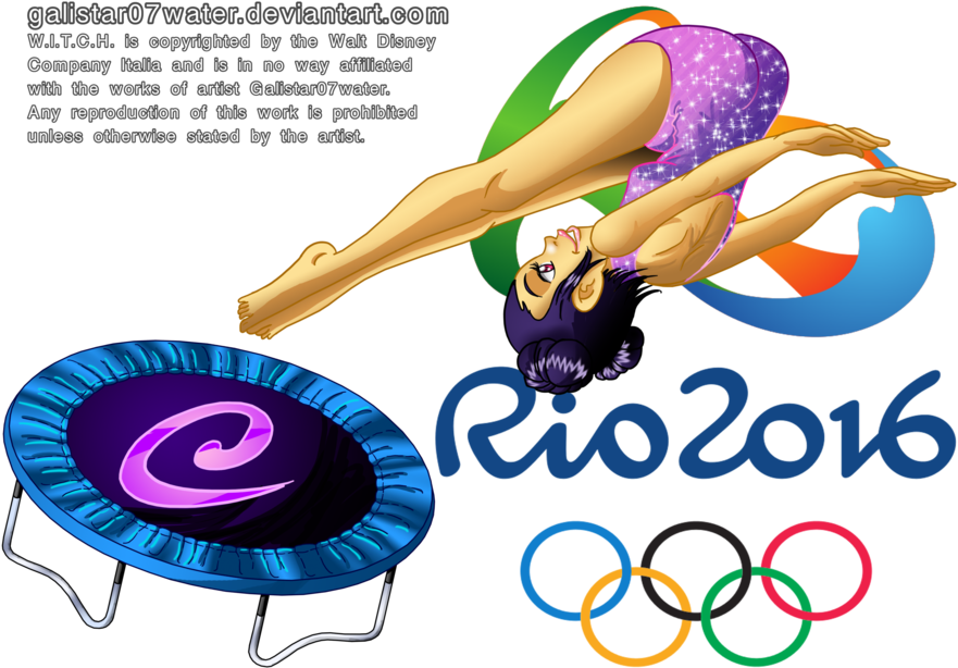 Hay Lin At The 2016 Rio De Jeinaro Olympics By Galistar07water - Brazil Olympic Games Logo (900x654)