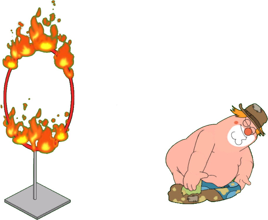 Peed Pants Ring Of Fire - Cartoon (943x785)