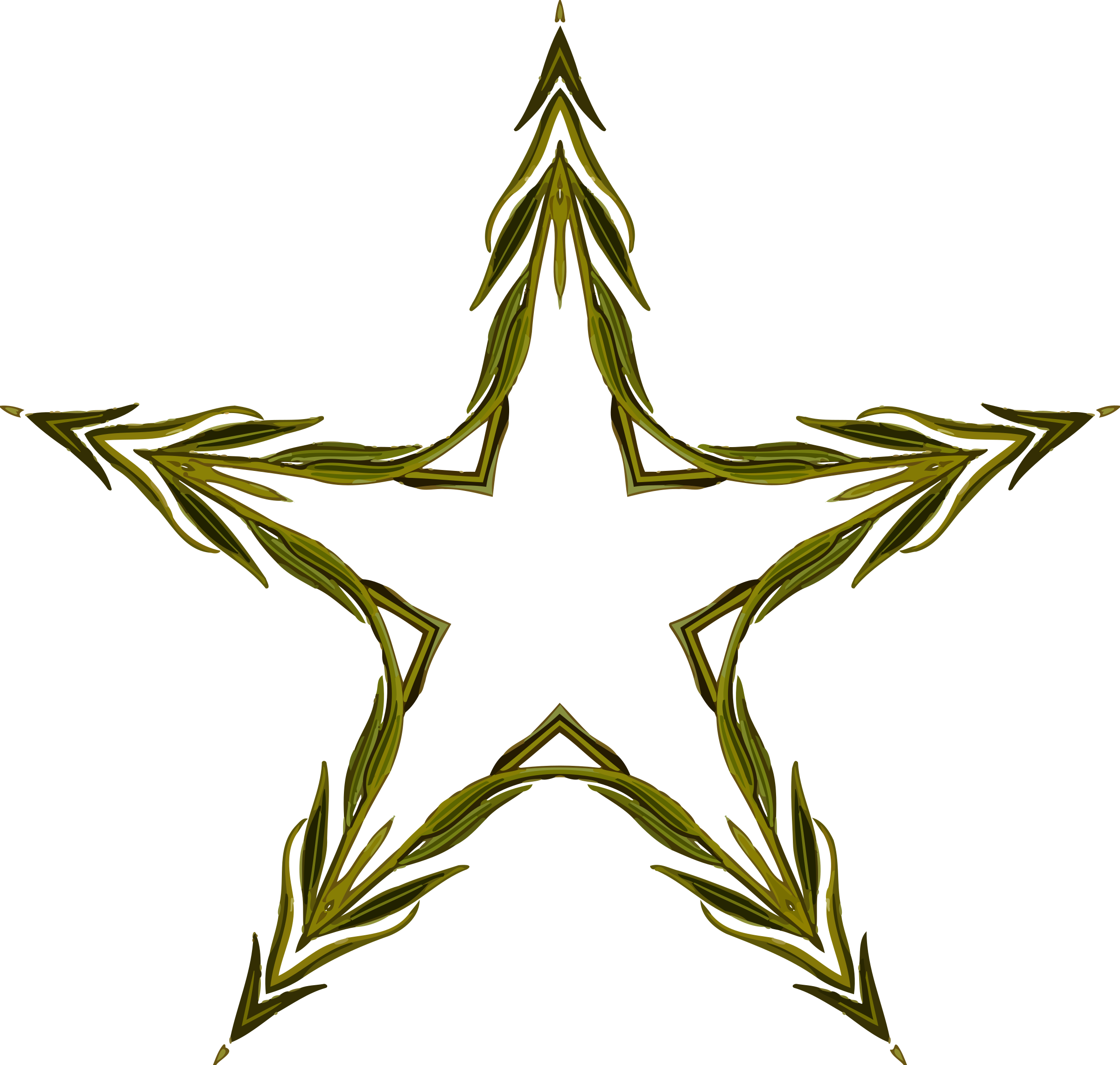 Plant Clipart - Gold Star Award (2400x2282)
