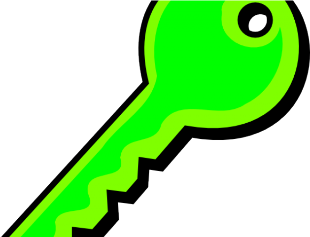 Keys Clipart Colored - Clip Art (640x480)