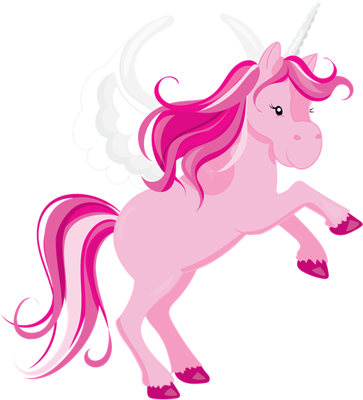 Unicorn - Cute Unicorn Pretty Round Ornament (600x600)