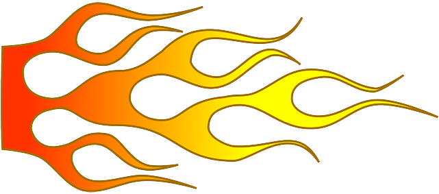 Fire, Car, Flame, Sports, Motor, Heat, Race, Flames - Hot Rod Flames Clip Art (640x320)