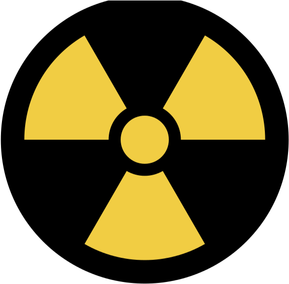 Public Domain - ” - Nuclear Symbol (600x582)
