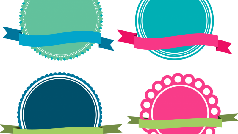 Award & Ribbon Design - Circle Design For Ribbon Png (800x450)