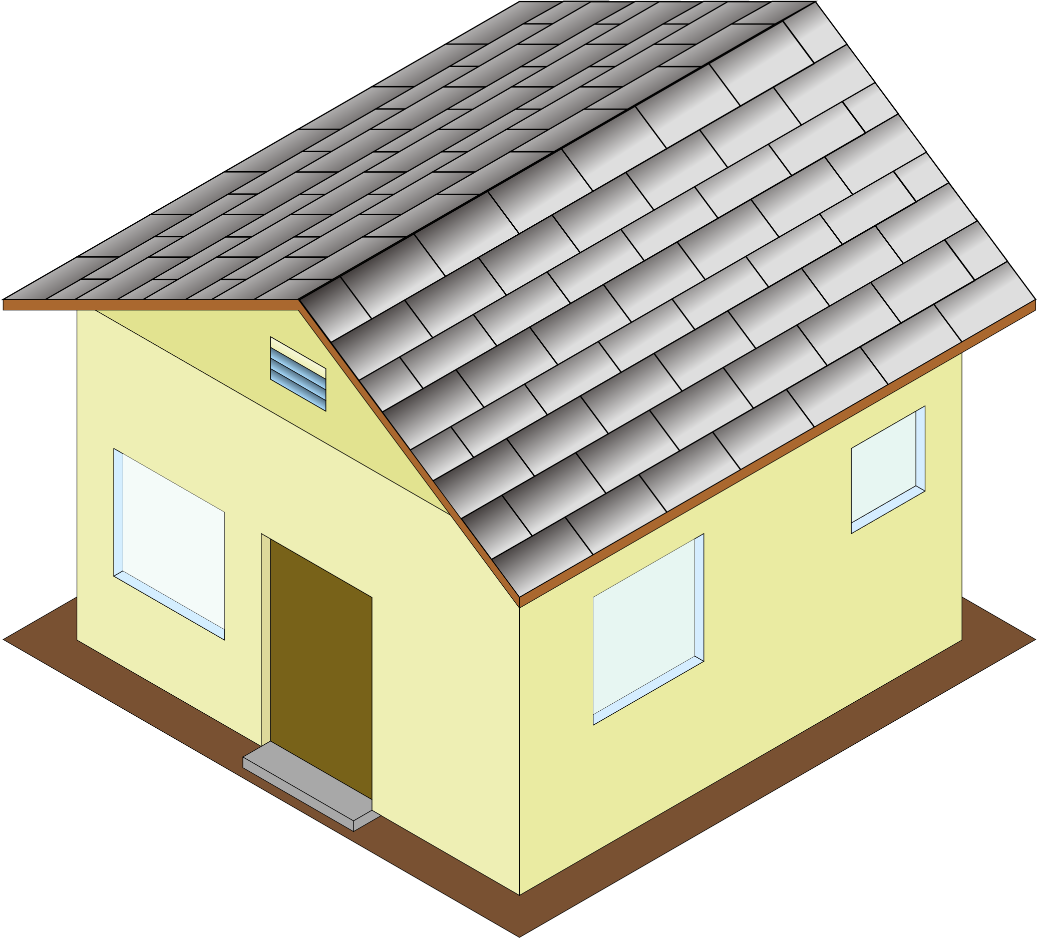 House - Isometric House Png (2400x2400)