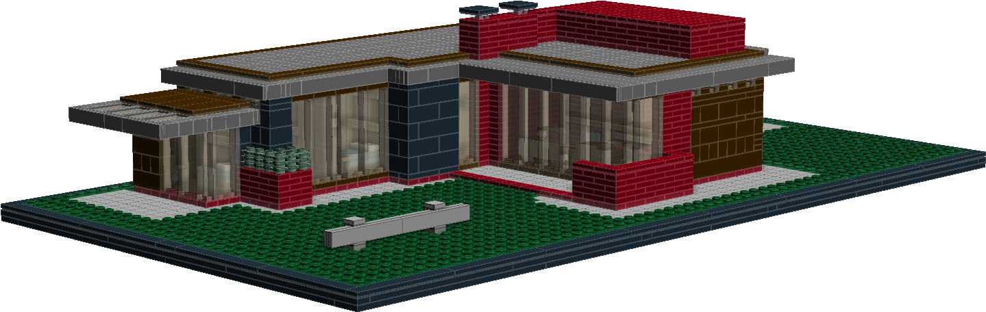 Frank Lloyd Wright Home Plans For Sale Glamorous Frank - Weltzheimer/johnson House - Frank Lloyd Wright (1671x889)