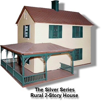 The Plasticville Rural 2-story House - House (407x408)