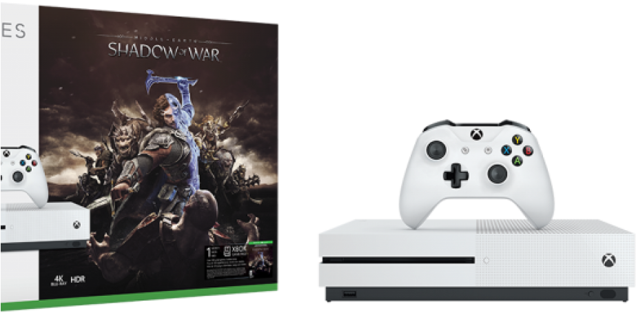 Shadow Of War Xbox One S Bundle Revealed Alongside - Xbox One S Shadow Of War (960x540)