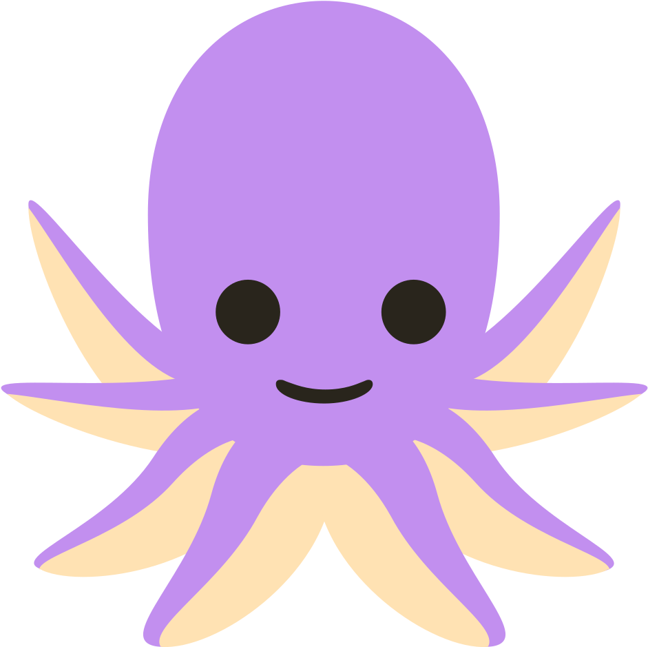 Cartoon Octopuses 4, Buy Clip Art - Swag Necklace Circle Charm (1000x1000)