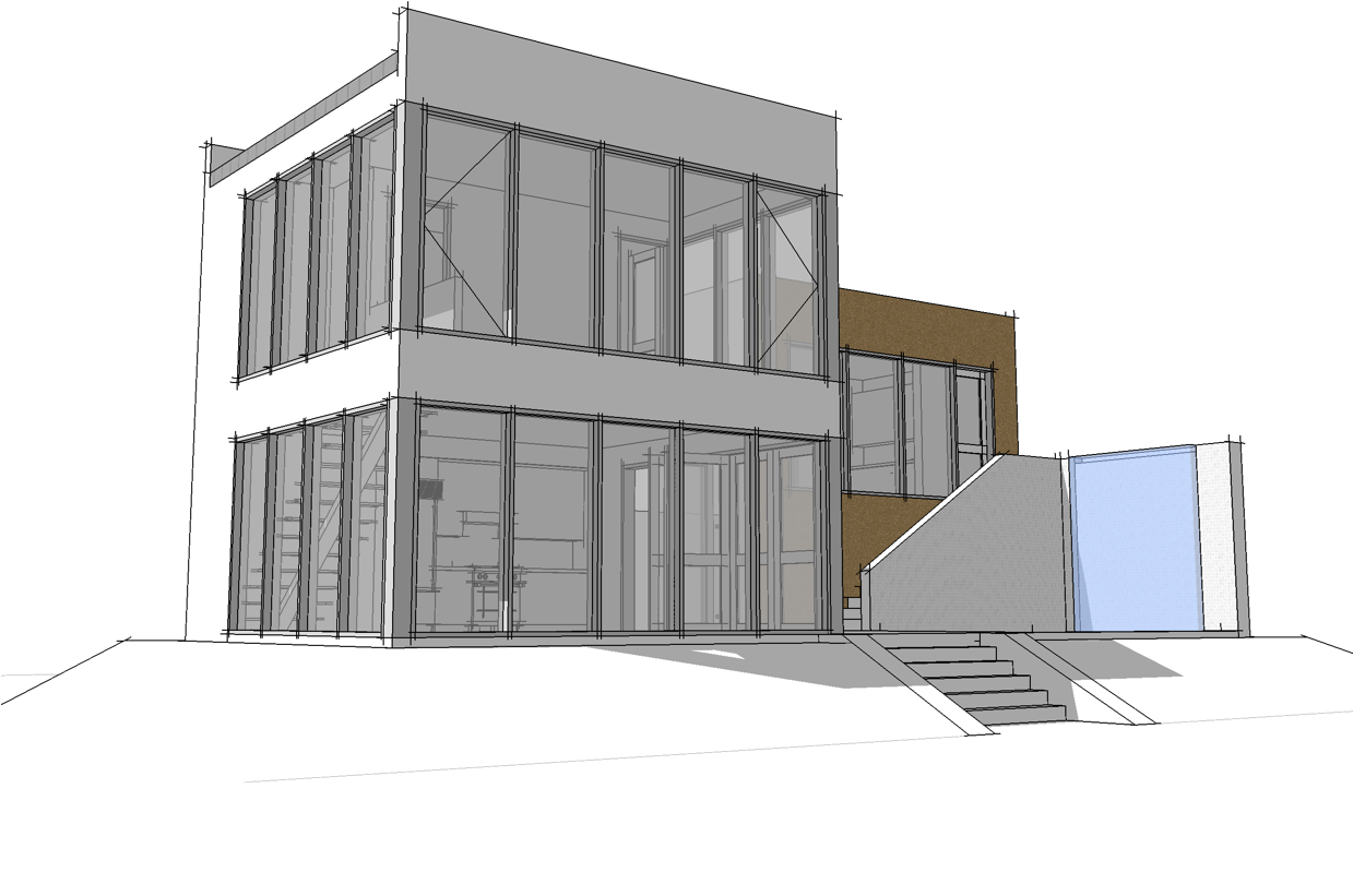 Loft Like Contemporary With Courtyard 44078td Architectural - Modern Beach House Plans (1238x895)